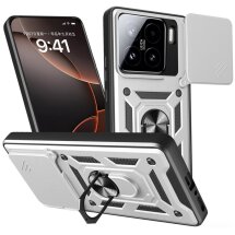 Защитный чехол Deexe Armor Shield для Xiaomi 15 - Silver: фото 1 из 10