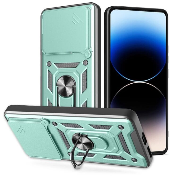 Захисний чохол Deexe Armor Shield для Xiaomi Poco M7 Pro - Green: фото 1 з 6