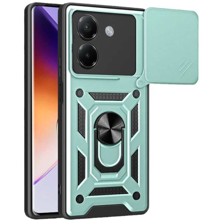 Захисний чохол Deexe Armor Shield для Xiaomi Poco M7 Pro - Green: фото 2 з 6