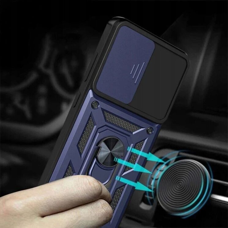 Защитный чехол Deexe Armor Shield для Xiaomi Poco M7 Pro - Red: фото 6 из 7