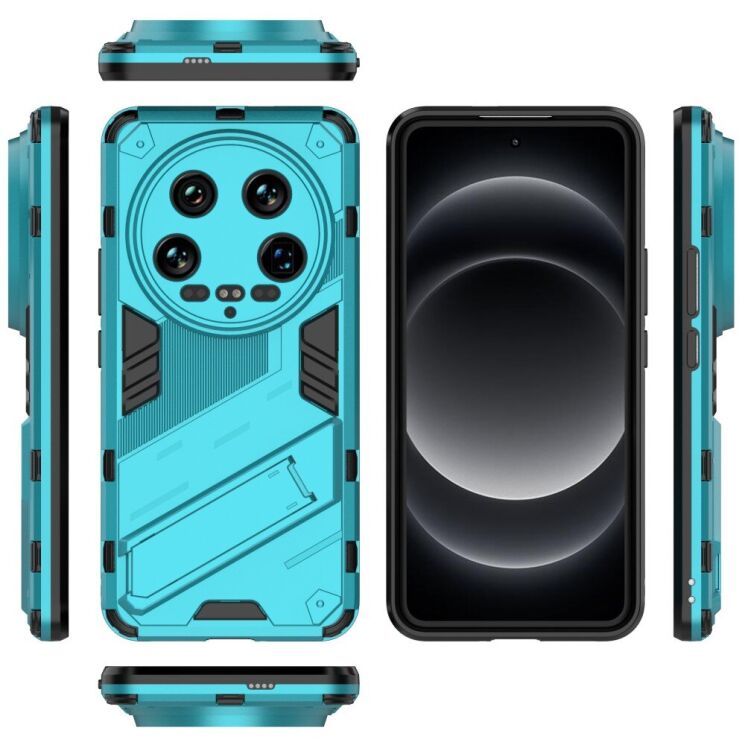 Защитный чехол Deexe Bibercas для Xiaomi 14 Ultra - Dark Blue: фото 4 из 6