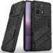 Защитный чехол Deexe Bibercas для Xiaomi Poco F6 Pro - Black (354931B). Фото 1 из 8