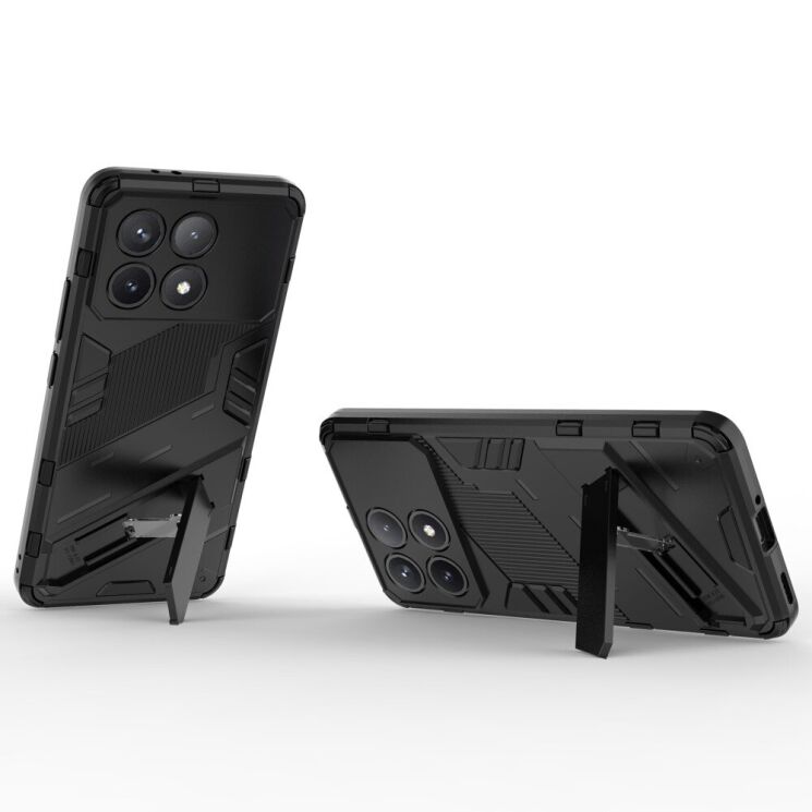 Защитный чехол Deexe Bibercas для Xiaomi Poco F6 Pro - Black: фото 3 из 8