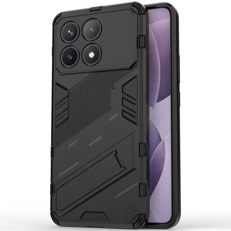 Защитный чехол Deexe Bibercas для Xiaomi Poco F6 Pro - Black: фото 2 из 8