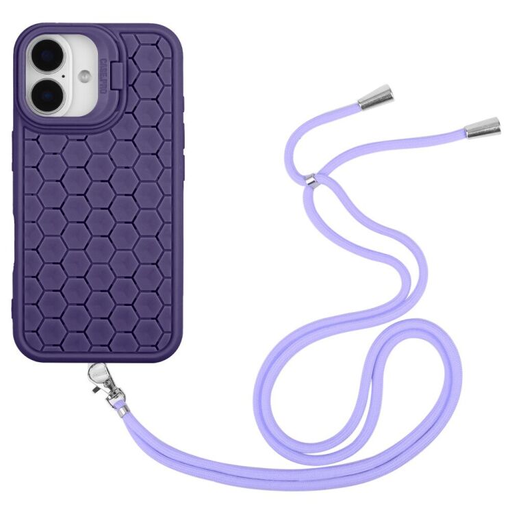 Защитный чехол Deexe CasePro with MagSafe для Apple iPhone 16 - Purple: фото 2 из 5