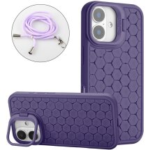 Защитный чехол Deexe CasePro with MagSafe для Apple iPhone 16 - Purple: фото 1 из 5