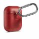 Защитный чехол Deexe Classic Case для Apple AirPods 1 / 2 - Red (247305R). Фото 5 из 9