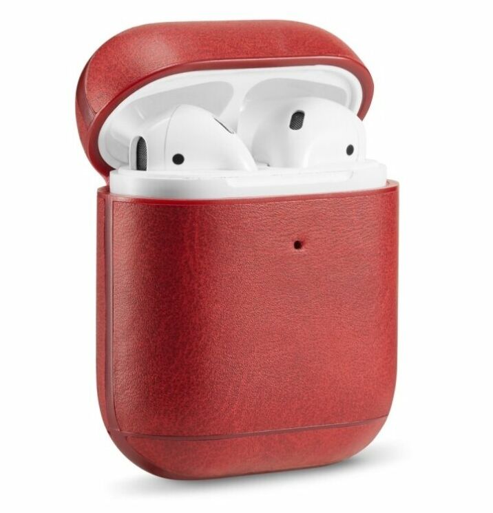 Защитный чехол Deexe Classic Case для Apple AirPods 1 / 2 - Red: фото 1 из 9