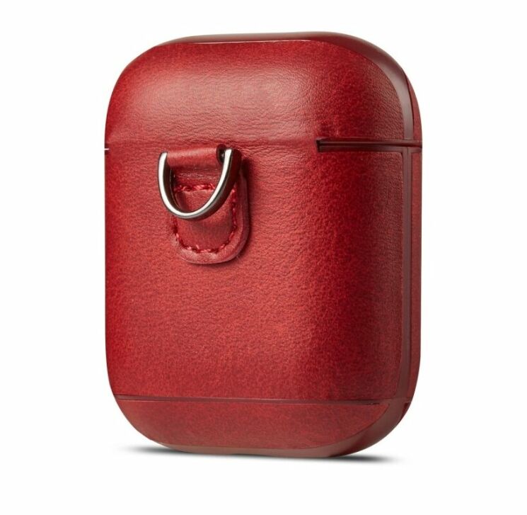 Защитный чехол Deexe Classic Case для Apple AirPods 1 / 2 - Red: фото 4 из 9
