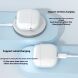 Захисний чохол Deexe Clear Case для Apple AirPods 4 - Transparent (364402T). Фото 3 з 8