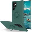 Захисний чохол Deexe Color Shell для Samsung Galaxy S22 Ultra (S908) - Blackish Green (289989DG)