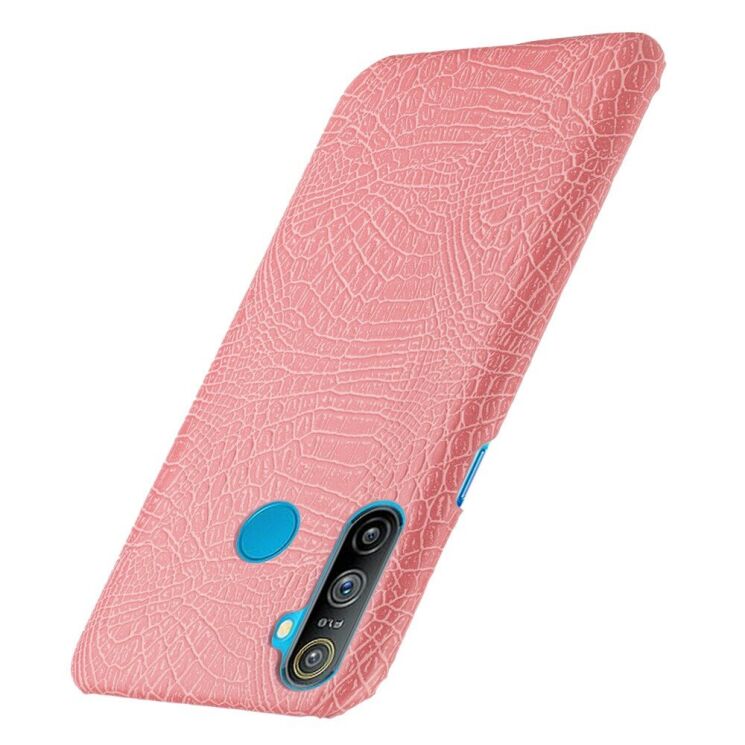 Захисний чохол Deexe Croco Style для Realme C3 - Pink: фото 3 з 5