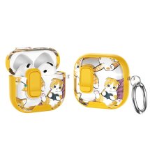 Защитный чехол Deexe Crystal Lock для AirPods 4 - Cartoon Cat: фото 1 из 9