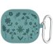 Защитный чехол Deexe Flower Pattern для Samsung Galaxy Buds 3 / Buds 3 Pro - Dark Green (360902DG). Фото 1 из 7