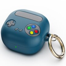 Захисний чохол Deexe Game Console для Samsung Galaxy Buds Live / Buds Pro / Buds 2 / Buds 2 Pro / Buds FE - Blackish Green: фото 1 з 4