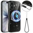 Защитный чехол Deexe Glitter Case with MagSafe для Apple iPhone 17 - Black (407720B)