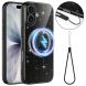 Защитный чехол Deexe Glitter Case with MagSafe для Apple iPhone 17 - Black (407720B). Фото 1 из 7