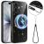 Захисний чохол Deexe Glitter Case with MagSafe для Apple iPhone 17 - Black: фото 1 з 7