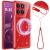Защитный чехол Deexe Glitter Case with MagSafe для Motorola Edge 70 Fusion - Red: фото 1 из 7