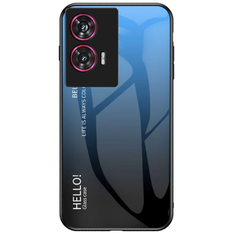 Защитный чехол Deexe Gradient Color для Motorola Edge 50 Fusion - Blue / Black: фото 1 из 12