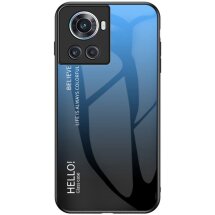 Захисний чохол Deexe Gradient Color для OnePlus Ace / 10R - Black / Blue: фото 1 з 7