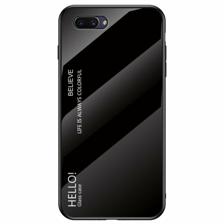 Захисний чохол Deexe Gradient Color для OPPO A5 2020 - Black: фото 1 з 10