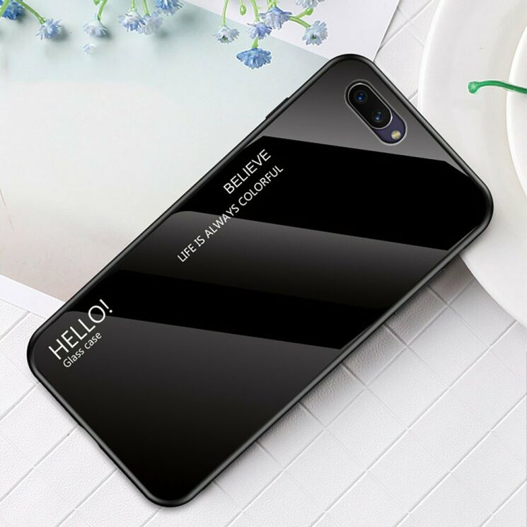 Захисний чохол Deexe Gradient Color для OPPO A5 2020 - Black: фото 2 з 10