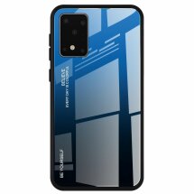 Защитный чехол Deexe Gradient Color для Samsung Galaxy S20 (G980) - Blue / Black: фото 1 из 11