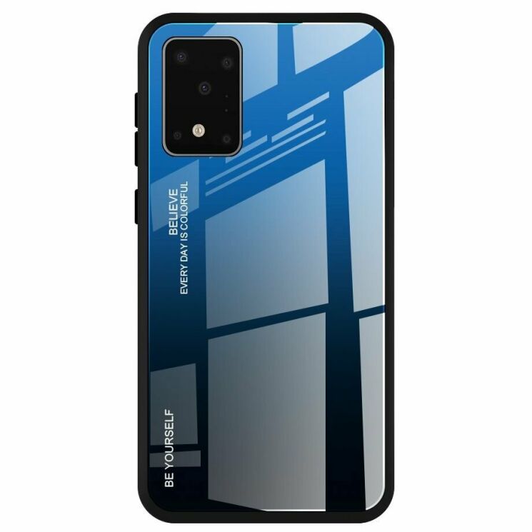Защитный чехол Deexe Gradient Color для Samsung Galaxy S20 (G980) - Blue / Black: фото 1 из 11