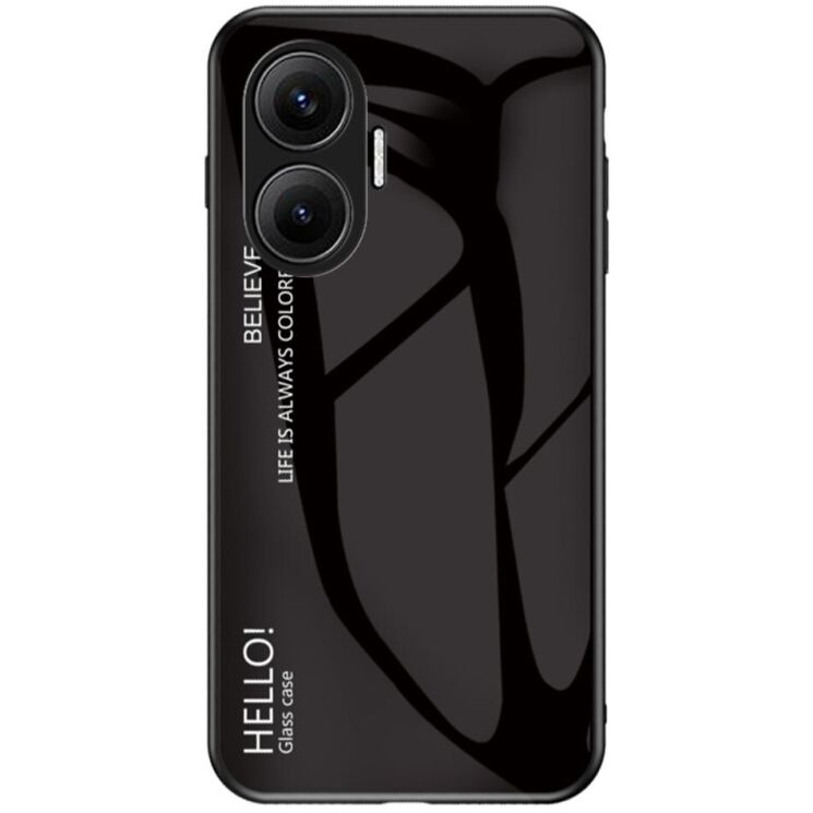 Защитный чехол Deexe Gradient Color для Xiaomi Poco F7 - Black: фото 1 из 12
