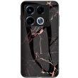 Захисний чохол Deexe Gradient Pattern для Infinix Note 40 - Black / Gold (351421BF)