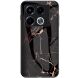 Захисний чохол Deexe Gradient Pattern для Infinix Note 40 - Black / Gold (351421BF). Фото 1 з 7