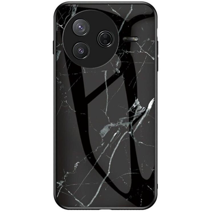 Захисний чохол Deexe Gradient Pattern для Xiaomi Poco F7 Pro - Black: фото 1 з 8