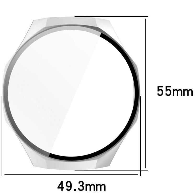 Защитный чехол Deexe Hard Frame для Huawei Watch GT 5 Pro (46mm) - Black: фото 7 из 7