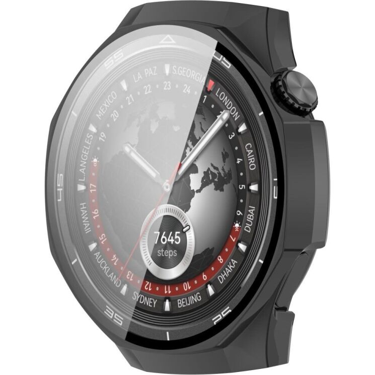 Защитный чехол Deexe Hard Frame для Huawei Watch GT 5 Pro (46mm) - Black: фото 5 из 7