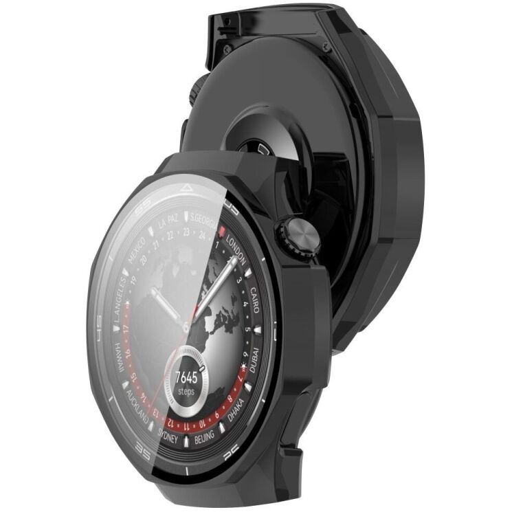 Защитный чехол Deexe Hard Frame для Huawei Watch GT 5 Pro (46mm) - Black: фото 6 из 7