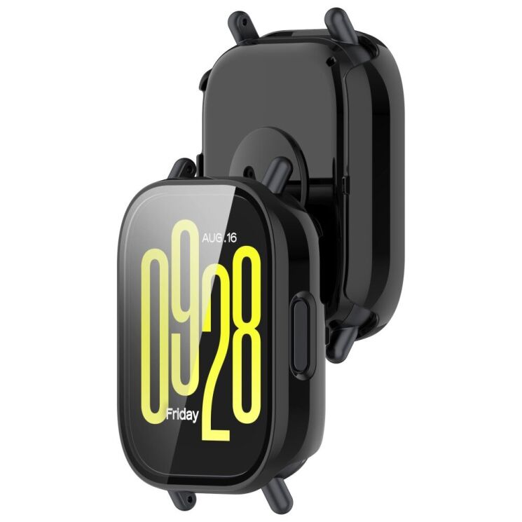 Защитный чехол Deexe Hard Frame для Xiaomi Redmi Watch 5 Lite - Black: фото 6 из 6