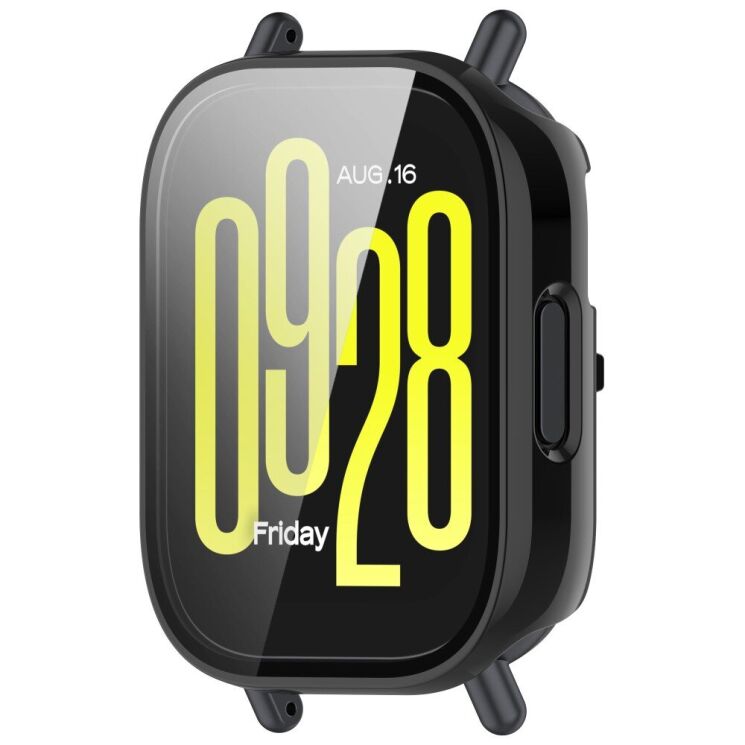 Защитный чехол Deexe Hard Frame для Xiaomi Redmi Watch 5 Lite - Black: фото 5 из 6