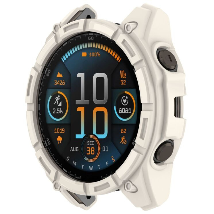Защитный чехол Deexe Hollow Cover для Garmin Quatix 8 (47mm) - Starlight: фото 2 из 7