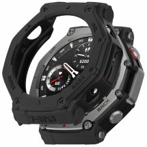 Защитный чехол Deexe Hollow Cover для Xiaomi Amazfit T-ReX 3 - Black: фото 1 из 6