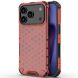 Захисний чохол Deexe Honeycomb Series для Apple iPhone 17 Pro - Red (387319R). Фото 1 з 6