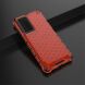 Защитный чехол Deexe Honeycomb Series для Huawei P40 - Red (256806R). Фото 4 из 4
