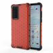 Защитный чехол Deexe Honeycomb Series для Huawei P40 - Red (256806R). Фото 1 из 4