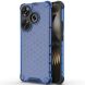 Защитный чехол Deexe Honeycomb Series для Xiaomi Poco F6 - Blue (355031L). Фото 1 из 5