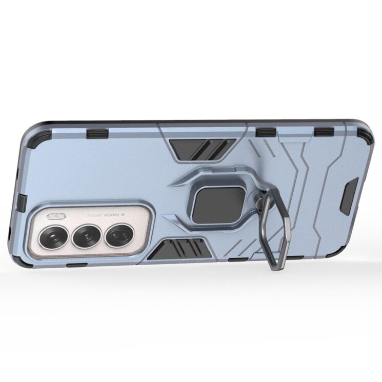 Защитный чехол Deexe Hybrid Case для OPPO Reno 12 - Blue: фото 3 из 6