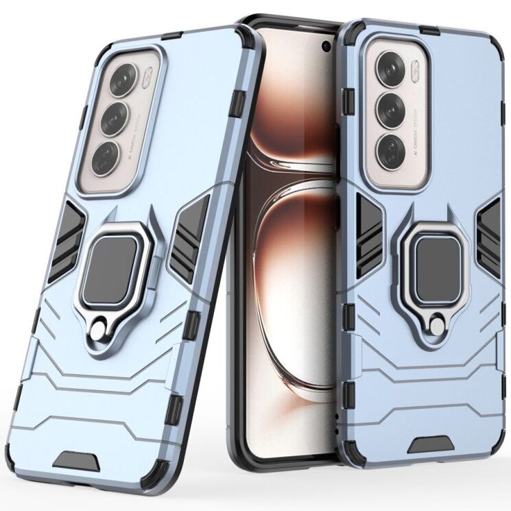 Защитный чехол Deexe Hybrid Case для OPPO Reno 12 - Blue: фото 1 из 6
