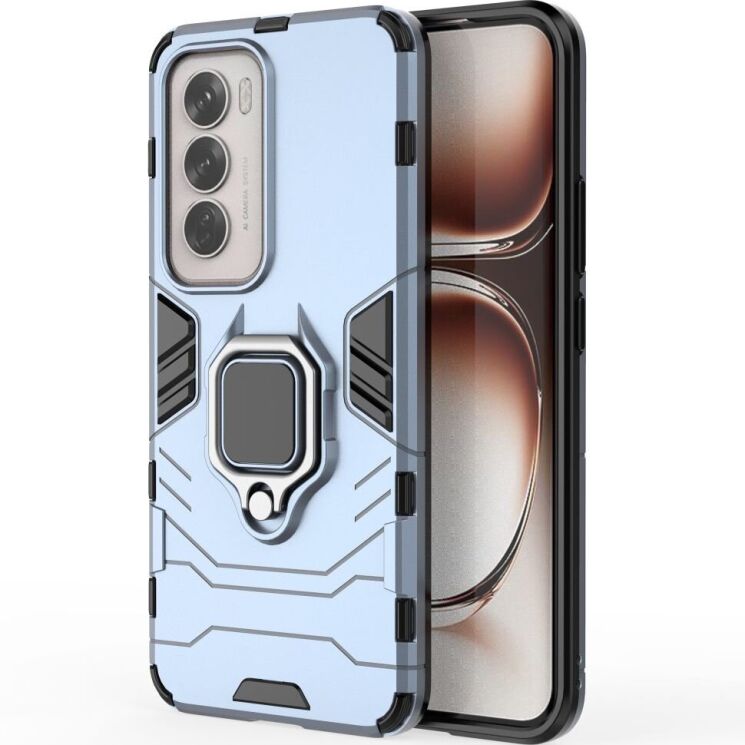 Защитный чехол Deexe Hybrid Case для OPPO Reno 12 - Blue: фото 2 из 6