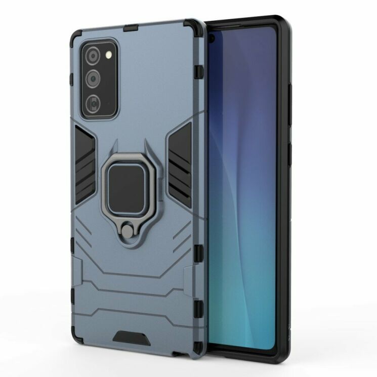 Защитный чехол Deexe Hybrid Case для Samsung Galaxy Note 20 (N980) - Blue: фото 2 из 9