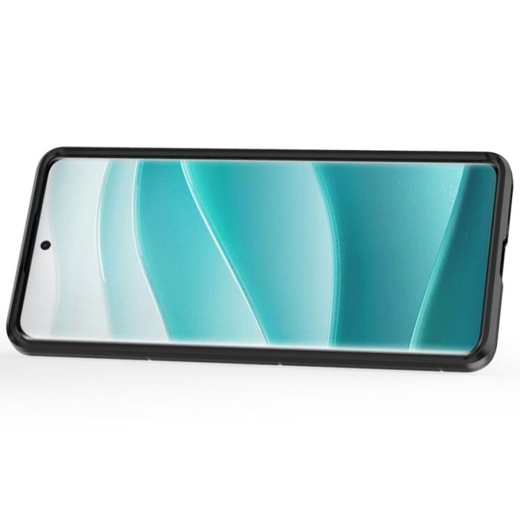 Защитный чехол Deexe Hybrid Case для Xiaomi Redmi Note 14 Pro - Black: фото 2 из 6