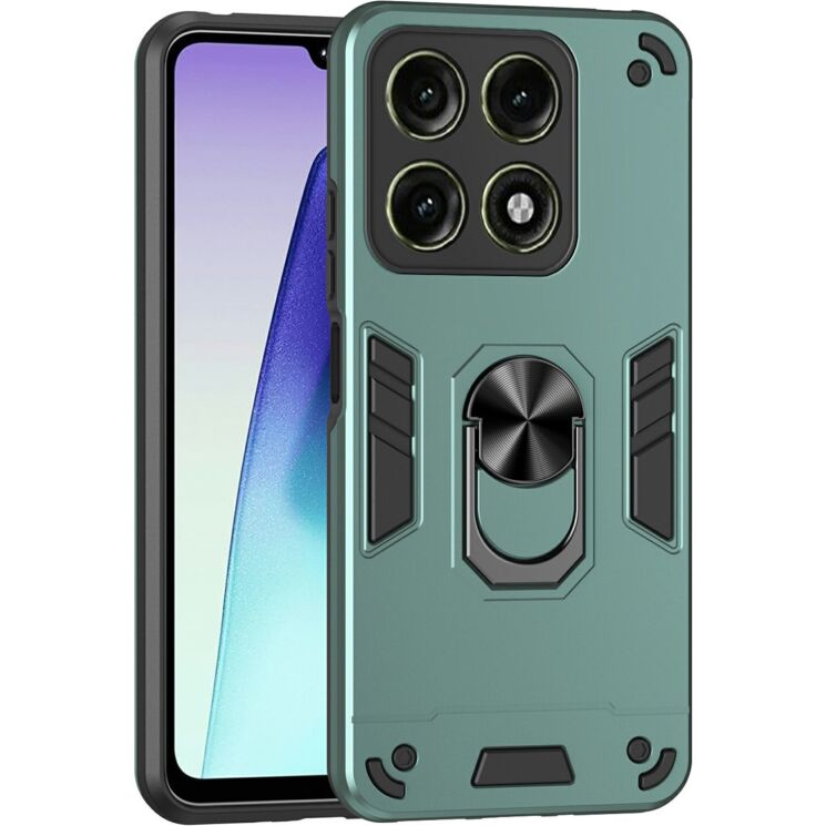 Защитный чехол Deexe Hybrid Shell для Motorola Edge 70 Pro - Green: фото 1 из 6